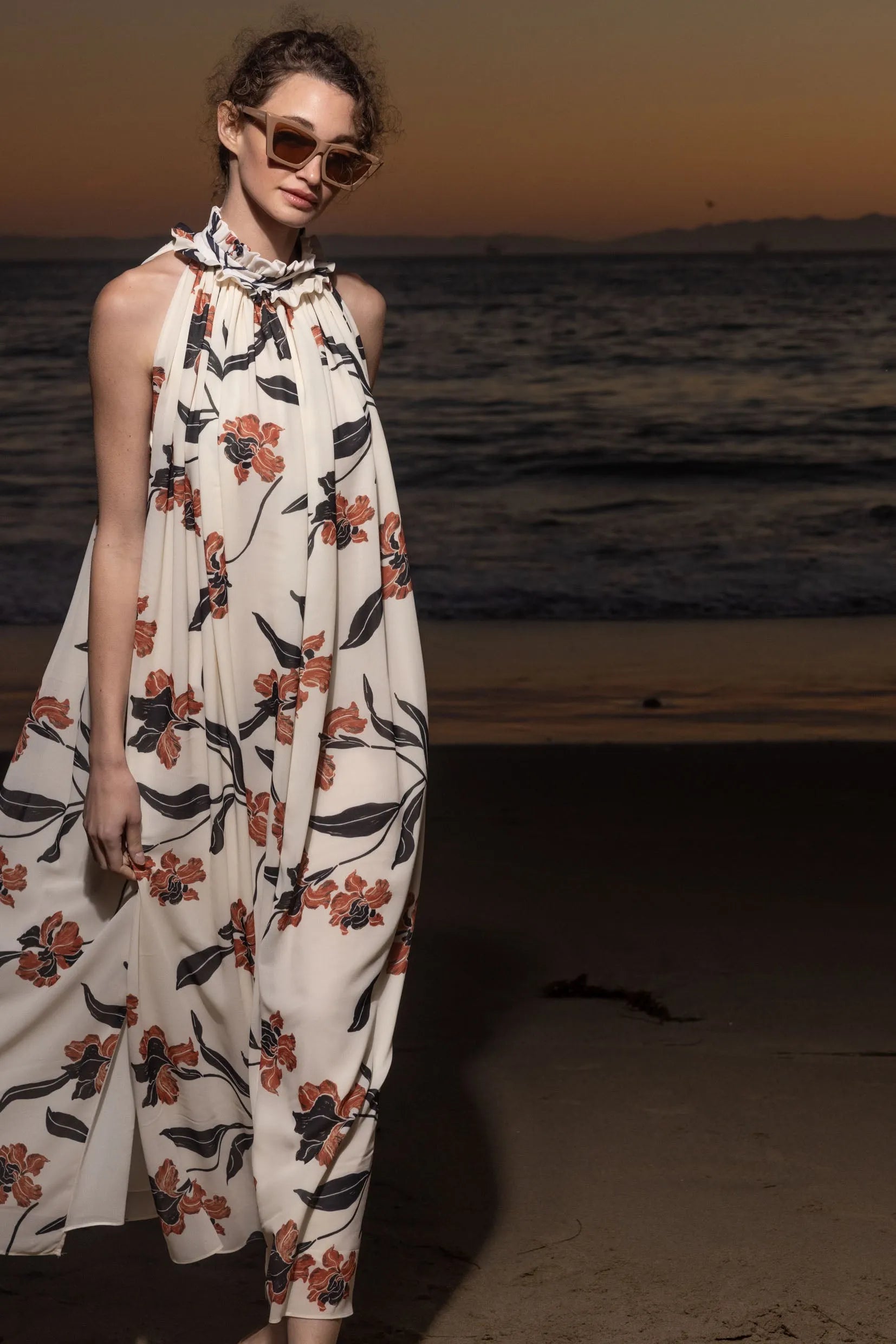 Artemis Dress - Iris Georgette - Heidi Merrick