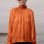 Letter Blouse - Flame - Heidi Merrick
