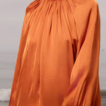 Letter Blouse - Flame - Heidi Merrick