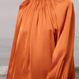 Letter Blouse - Flame - Heidi Merrick