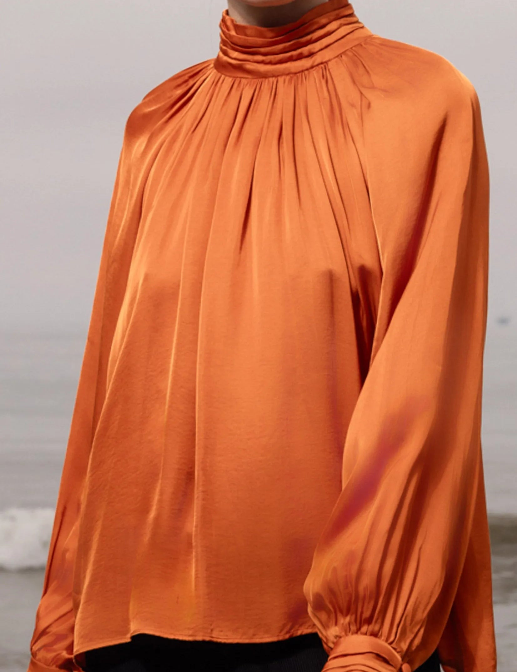 Letter Blouse - Flame - Heidi Merrick