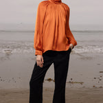 Letter Blouse - Flame - Heidi Merrick