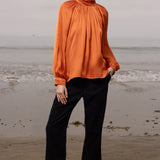 Letter Blouse - Flame - Heidi Merrick