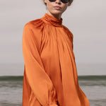 Letter Blouse - Flame - Heidi Merrick