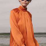 Letter Blouse - Flame - Heidi Merrick