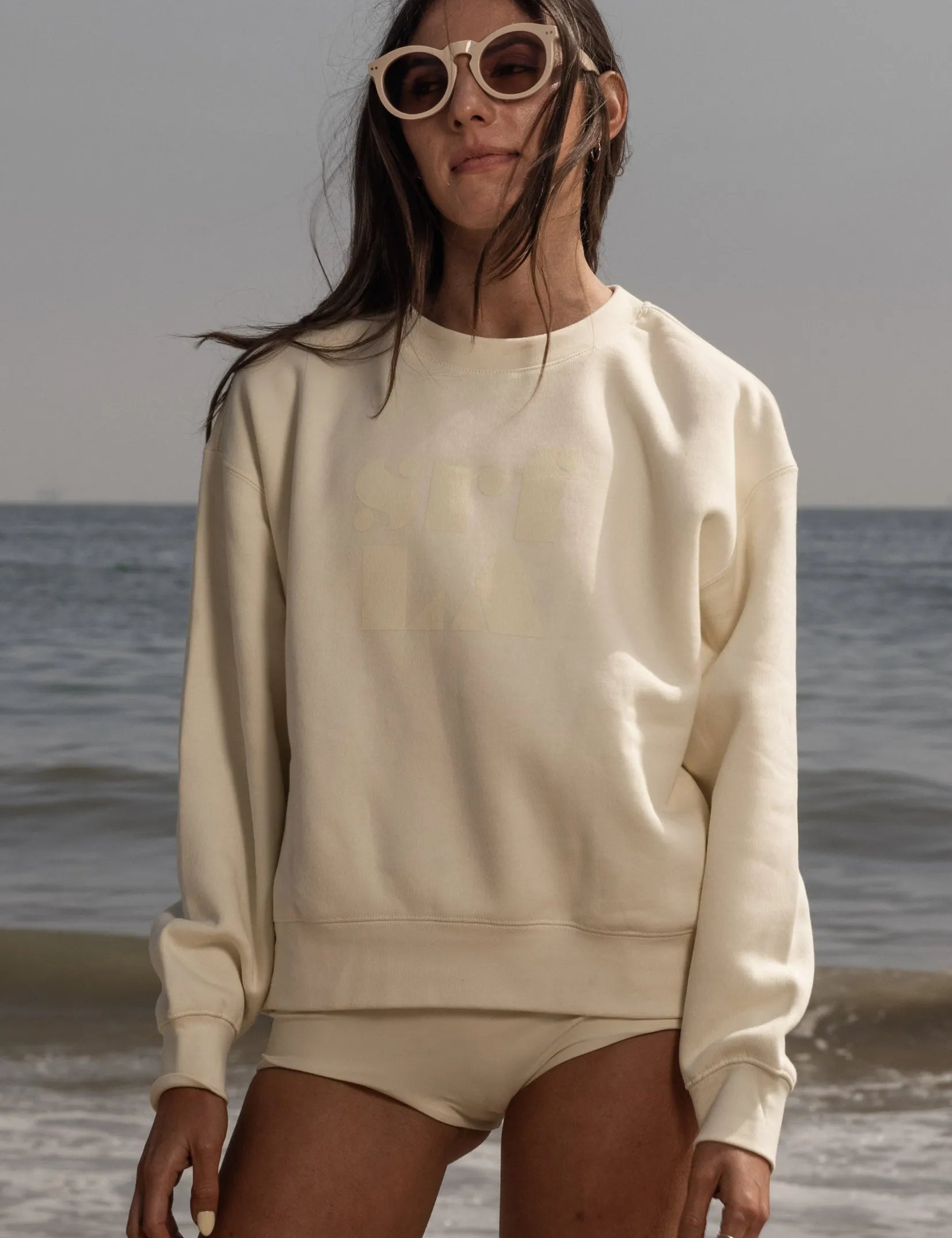 70's SRF LA Classic Crewneck - Butter - Heidi Merrick