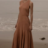 Windsor Gown - Blush Silk Noil - Heidi Merrick