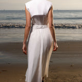 Tasya Dress - White Shirting - Heidi Merrick