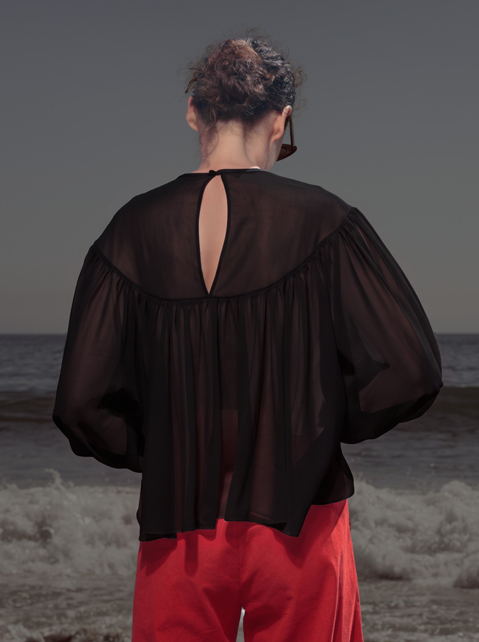 Nova Top - Noir - Heidi Merrick