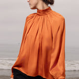 Letter Blouse - Flame - Heidi Merrick