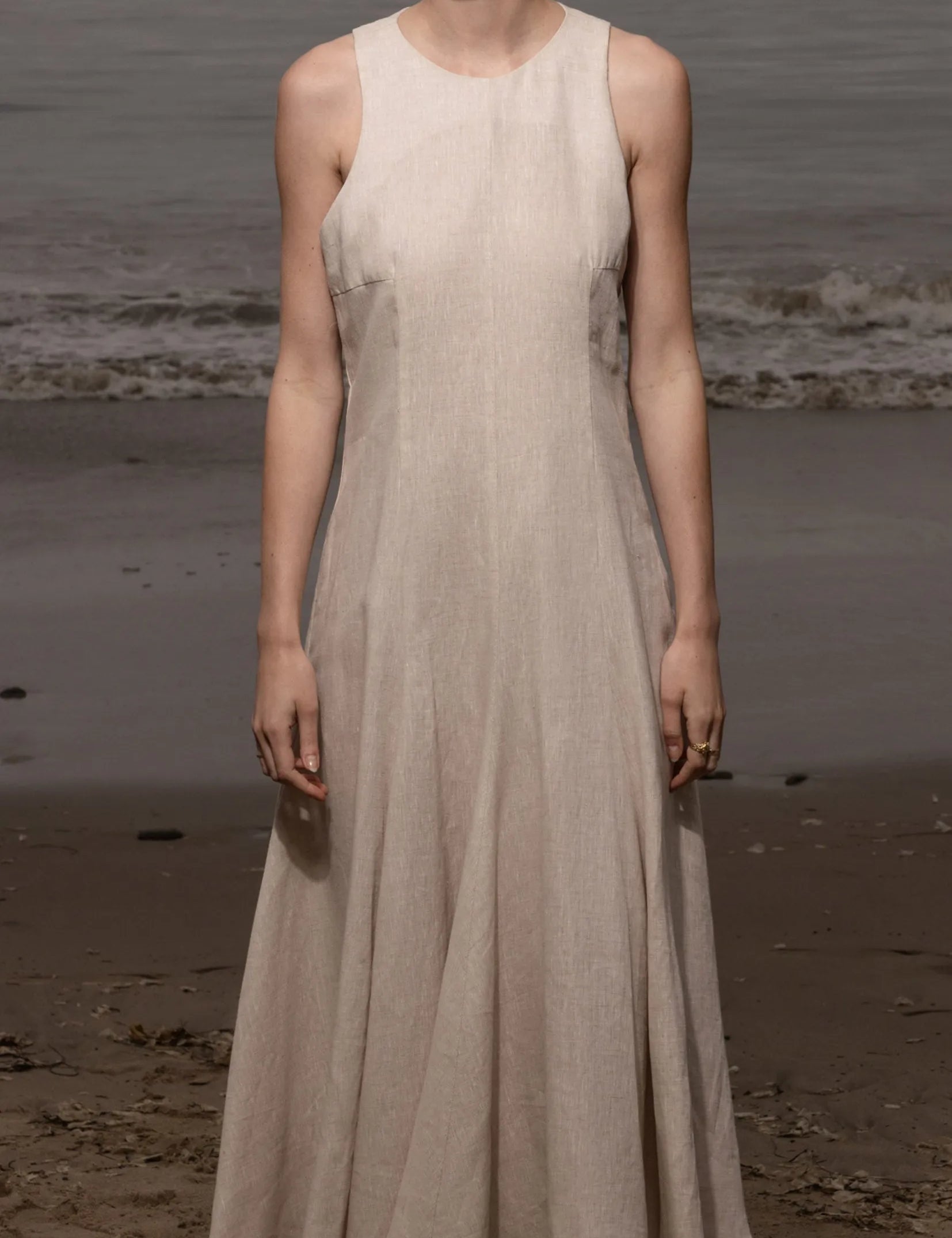 Lila Dress - Natural Linen - Heidi Merrick