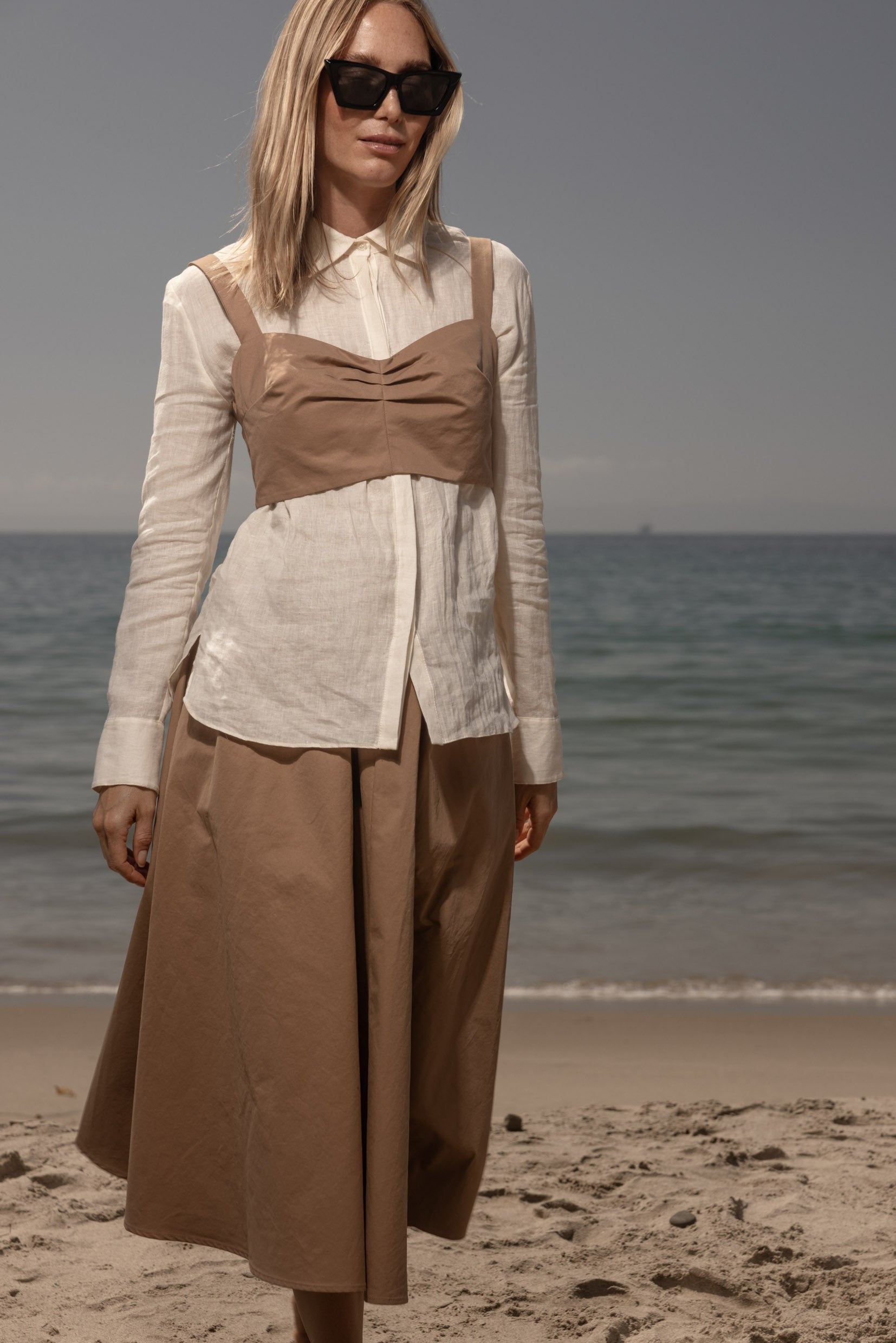 Apollo Skirt - Caramel Trench - Heidi Merrick