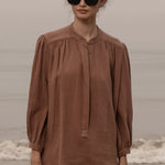 Marish Top - Sable Gauze - Heidi Merrick