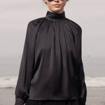 Letter Blouse - Noir - Heidi Merrick