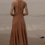 Windsor Gown - Blush Silk Noil - Heidi Merrick