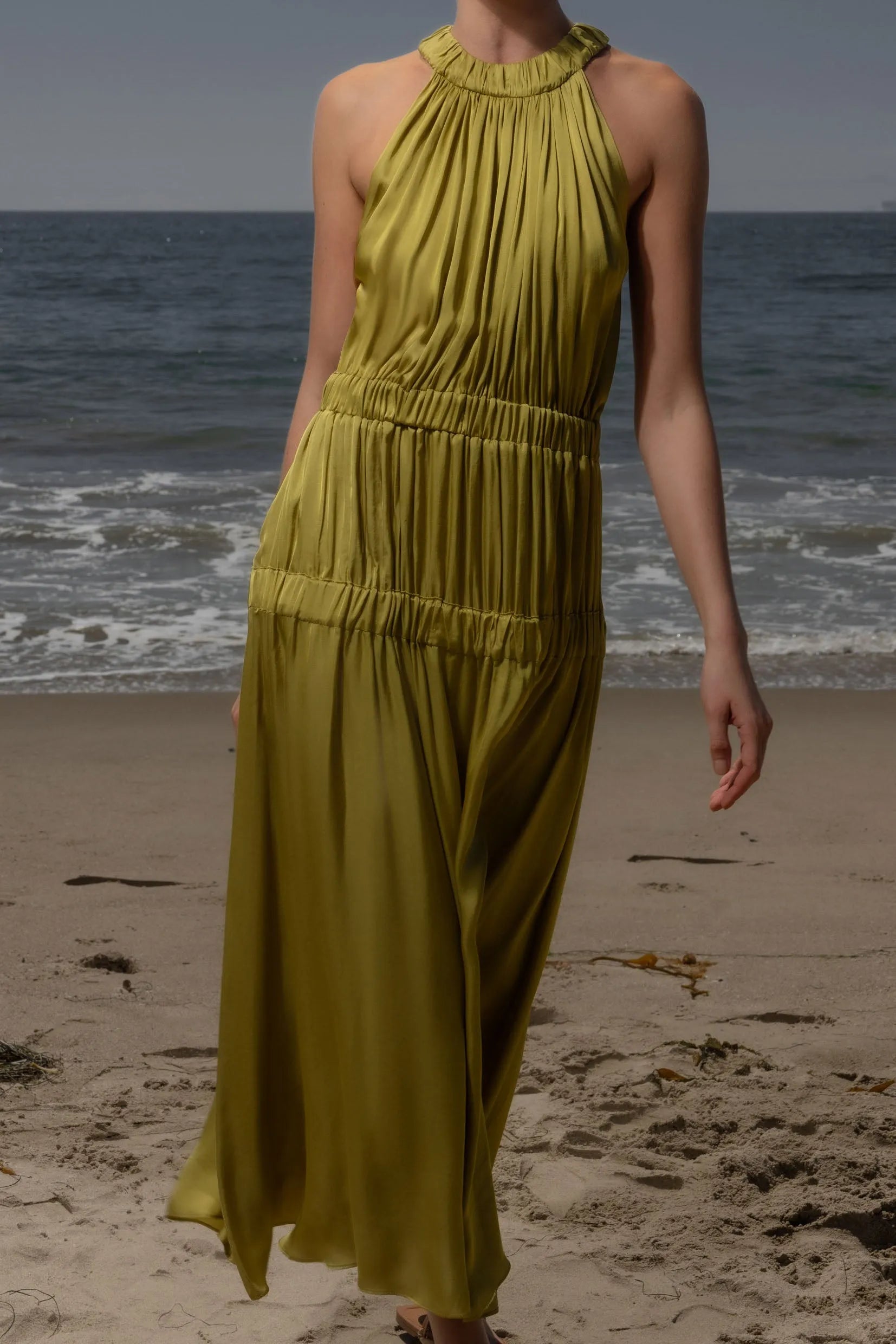 Idyll Dress - Chartreuse - Heidi Merrick