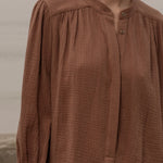 Marish Top - Sable Gauze - Heidi Merrick
