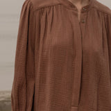 Marish Top - Sable Gauze - Heidi Merrick
