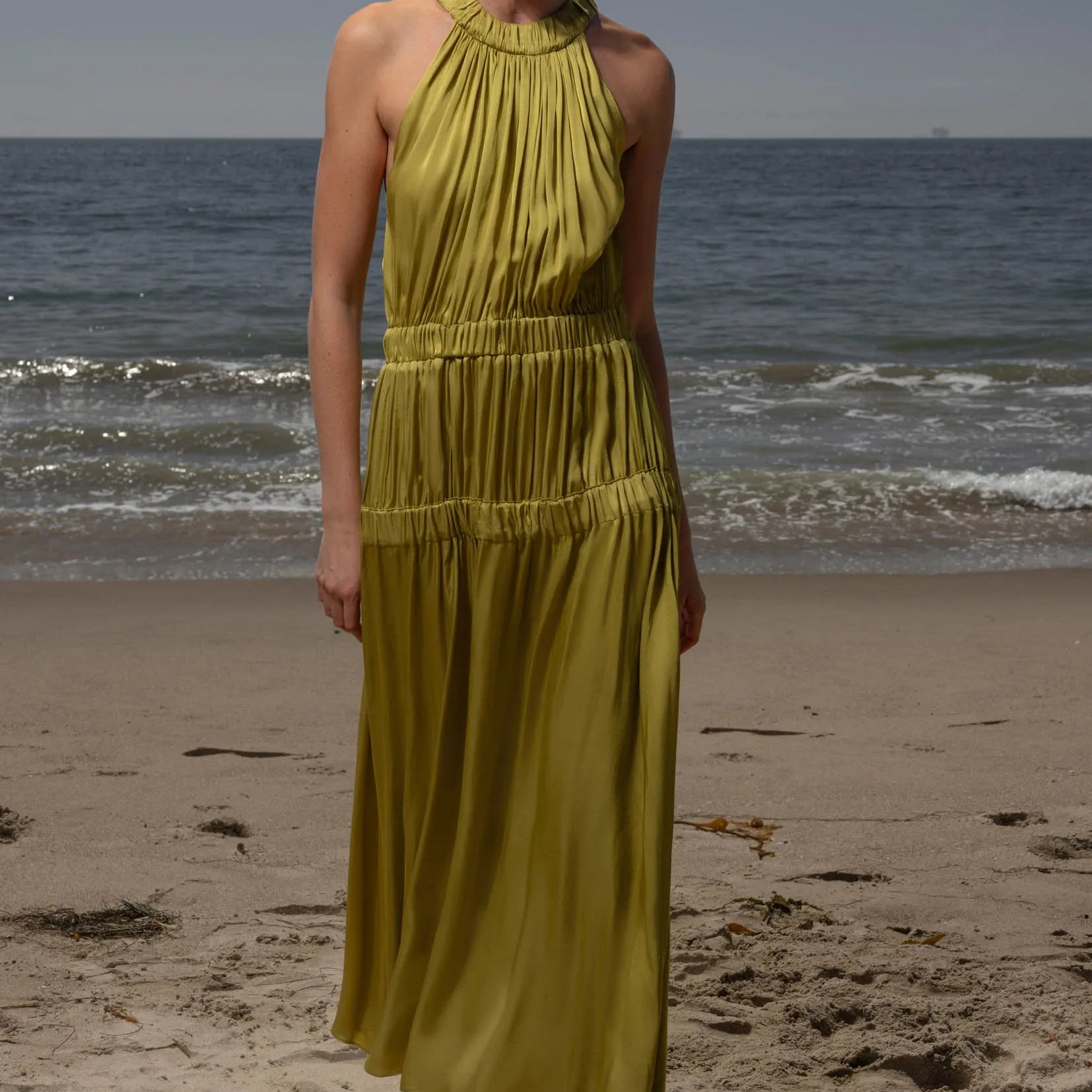 Idyll Dress - Chartreuse - Heidi Merrick