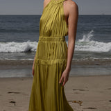 Idyll Dress - Chartreuse