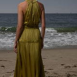 Idyll Dress - Chartreuse