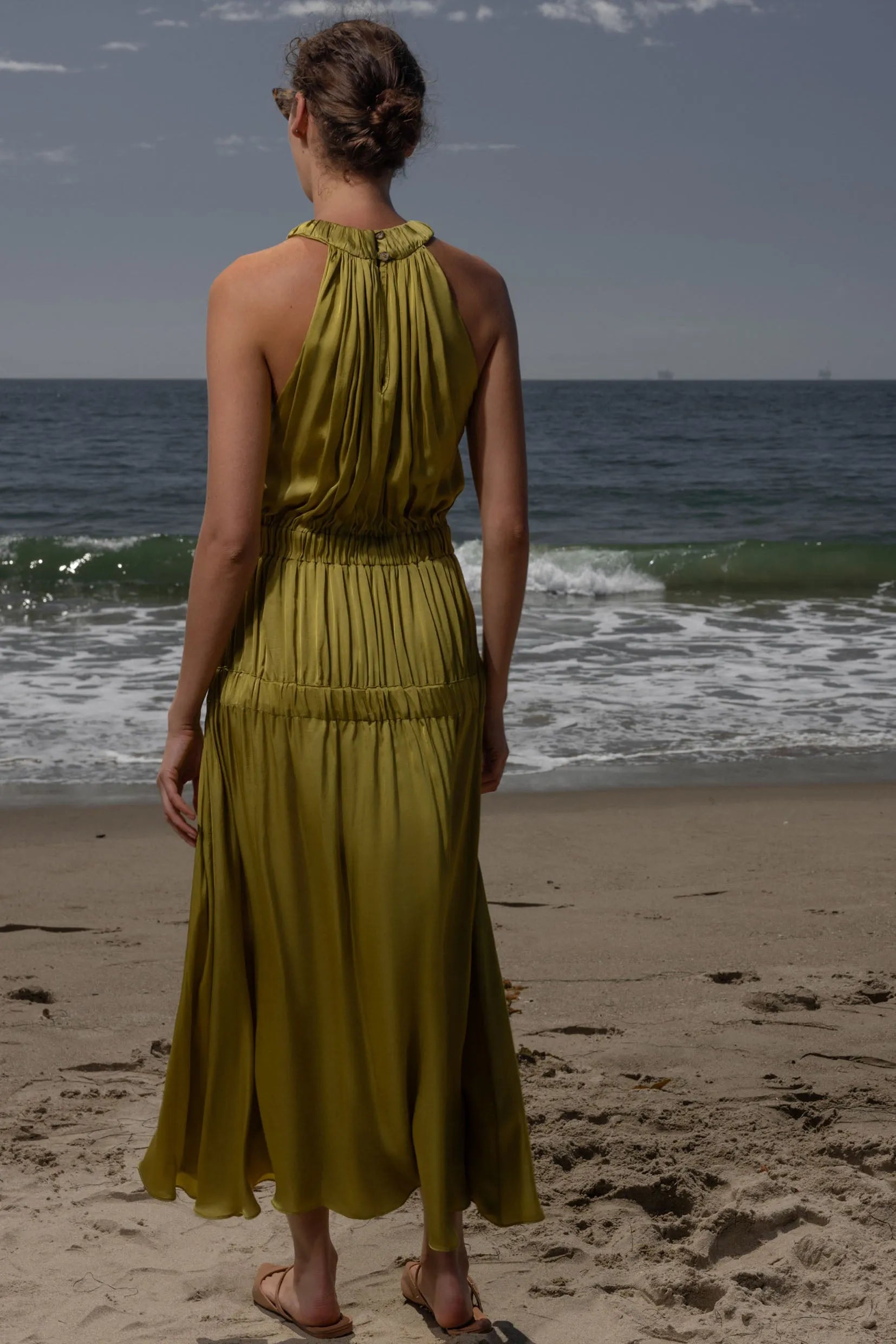 Idyll Dress - Chartreuse - Heidi Merrick