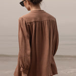 Marish Top - Sable Gauze - Heidi Merrick