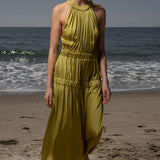 Idyll Dress - Chartreuse