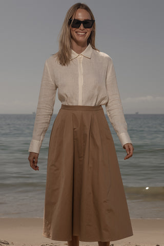 Apollo Skirt - Caramel Trench