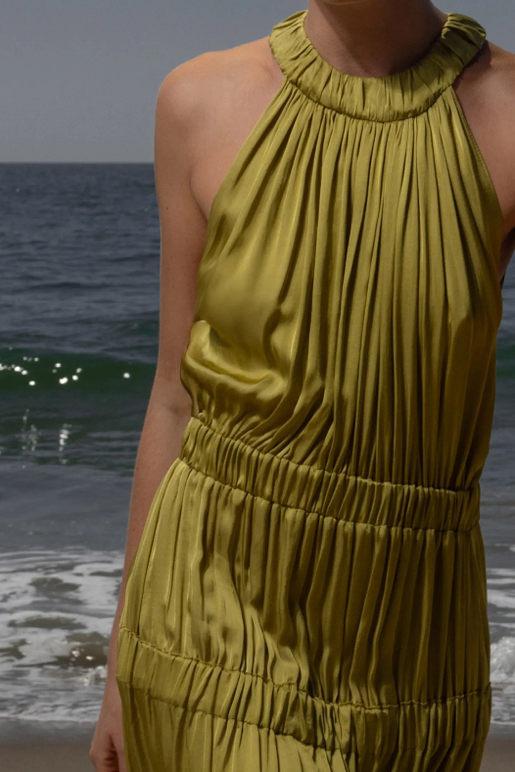 Idyll Dress - Chartreuse - Heidi Merrick