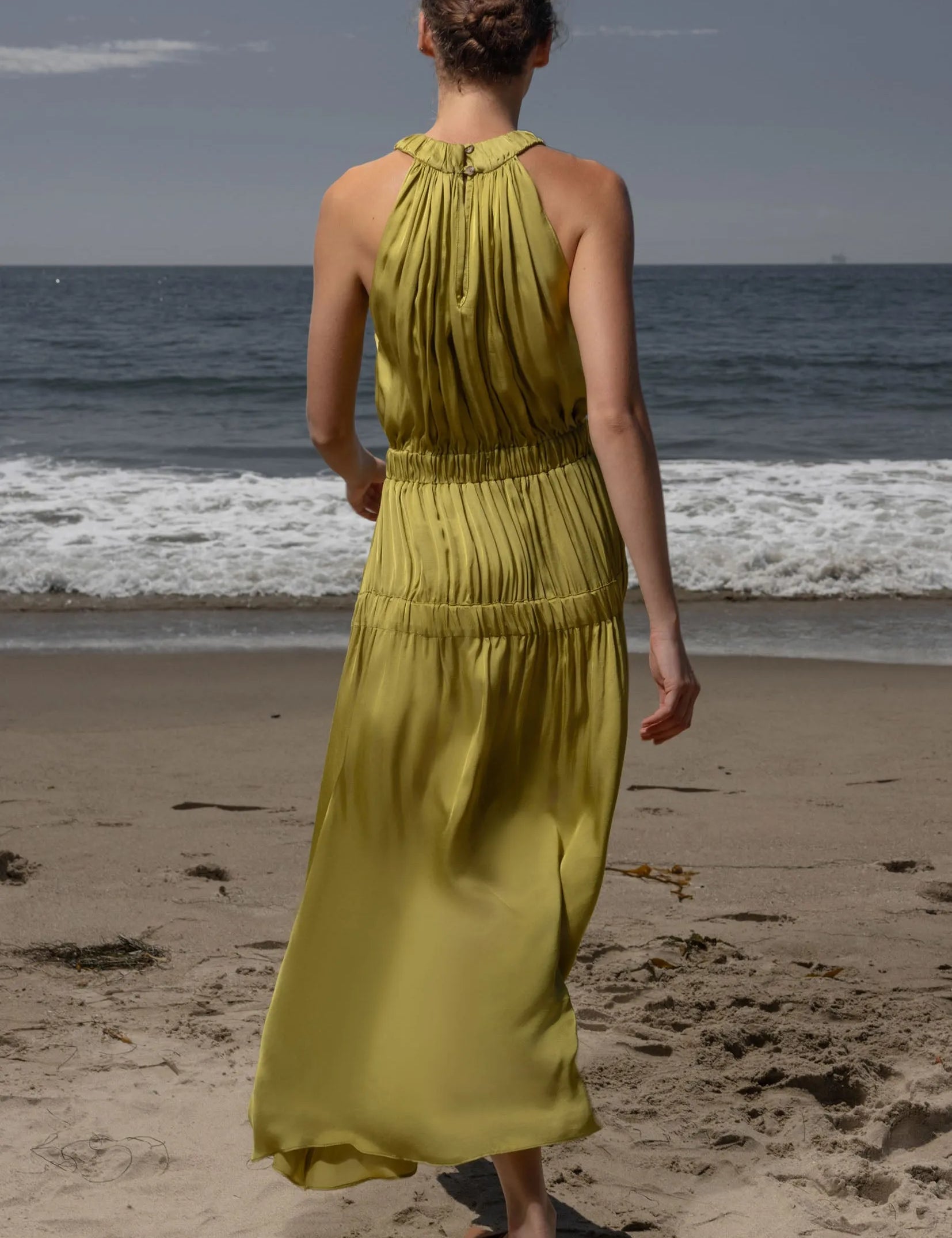 Idyll Dress - Chartreuse - Heidi Merrick