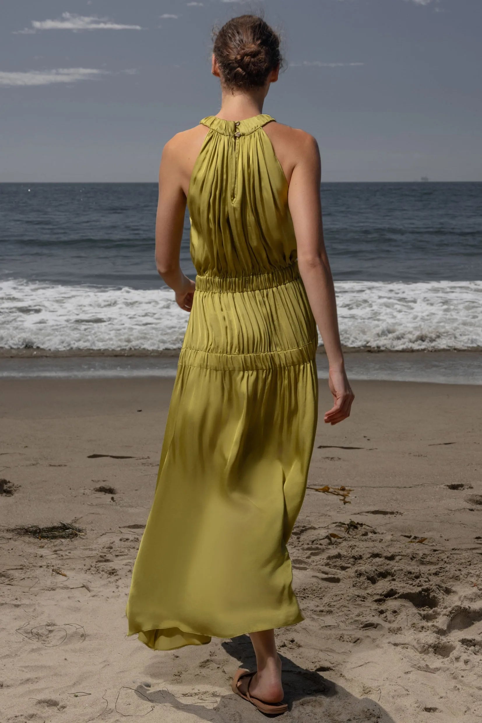 Idyll Dress - Chartreuse - Heidi Merrick