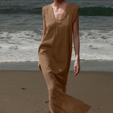 Prose Kaftan - Sable Lurex Gauze