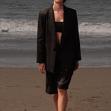 Rodeo Shorts - Black Linen