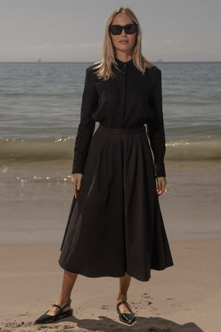 Apollo Skirt - Black Trench