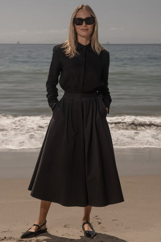 Apollo Skirt - Black Trench