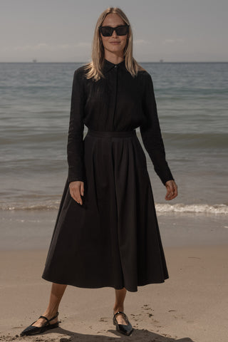 Apollo Skirt - Black Trench