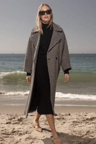 Marais Coat - Chevron