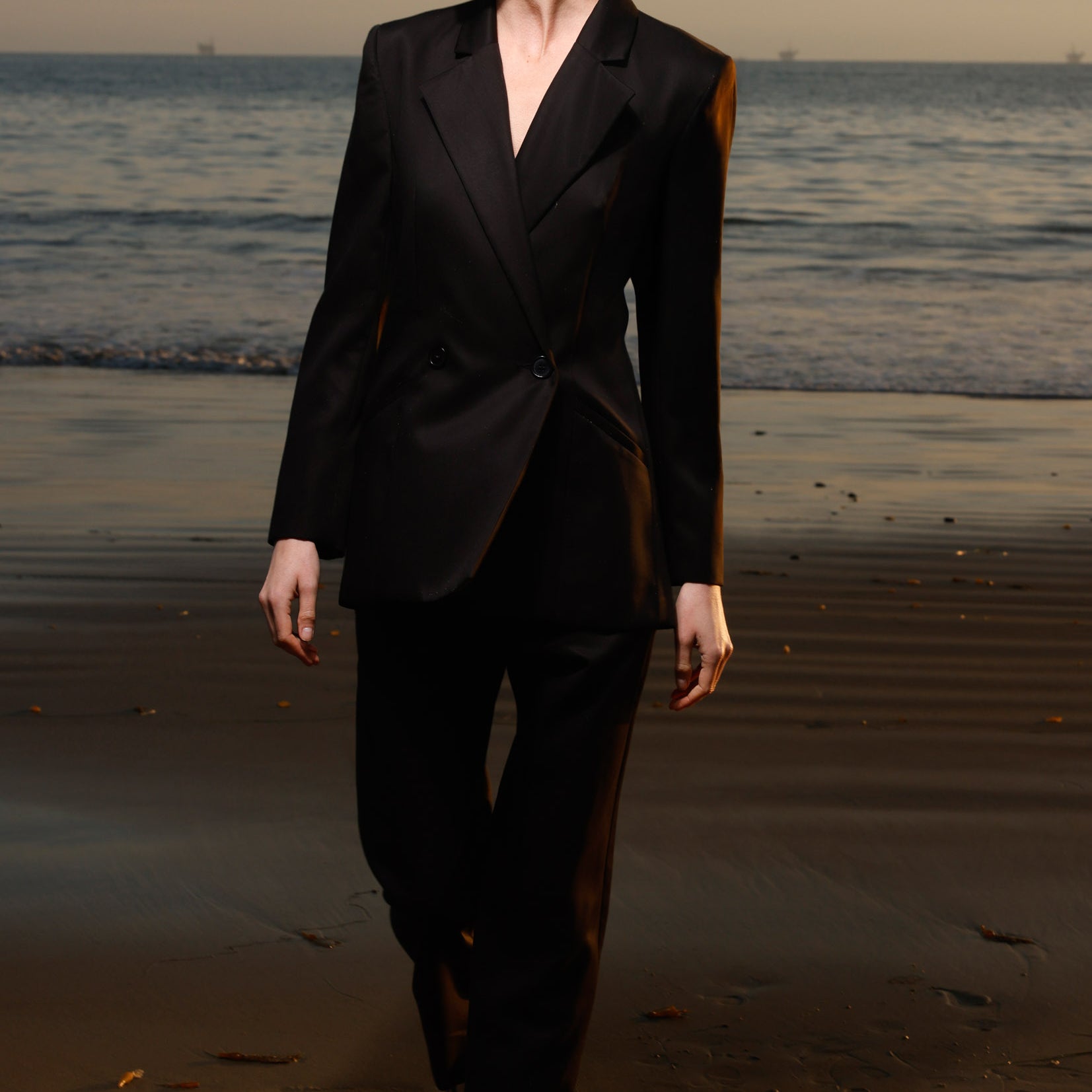 Mars Blazer - Noir - Heidi Merrick