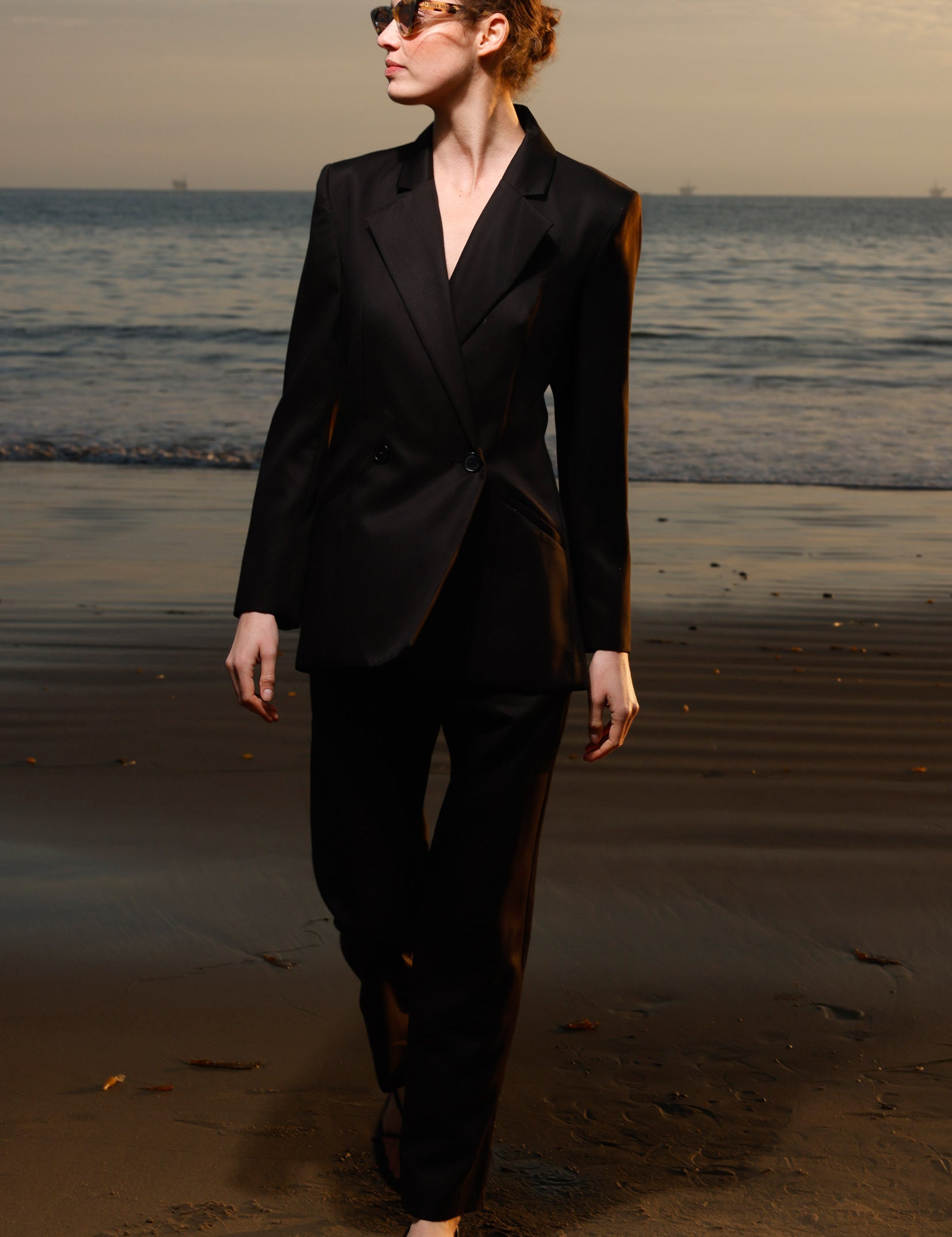 Mars Blazer - Noir - Heidi Merrick