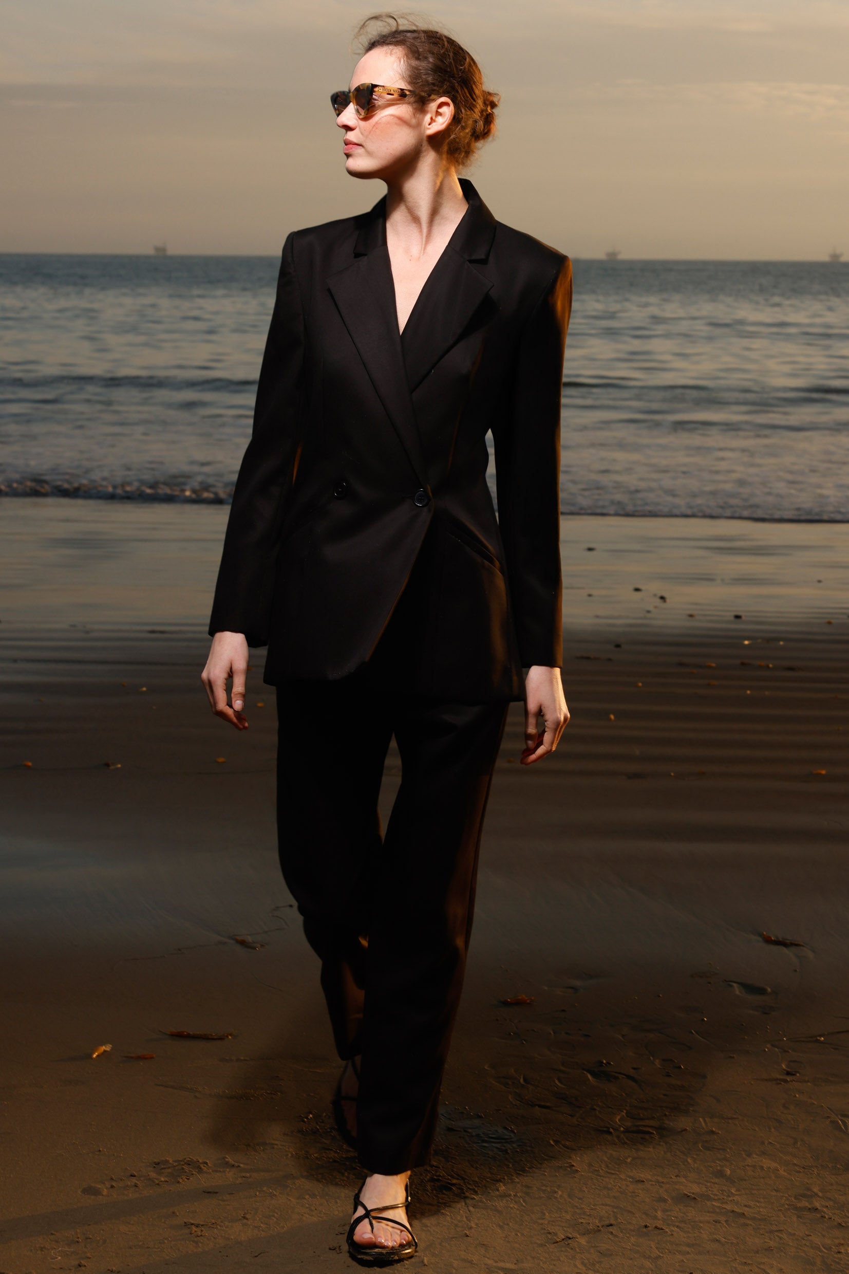 Mars Blazer - Noir - Heidi Merrick