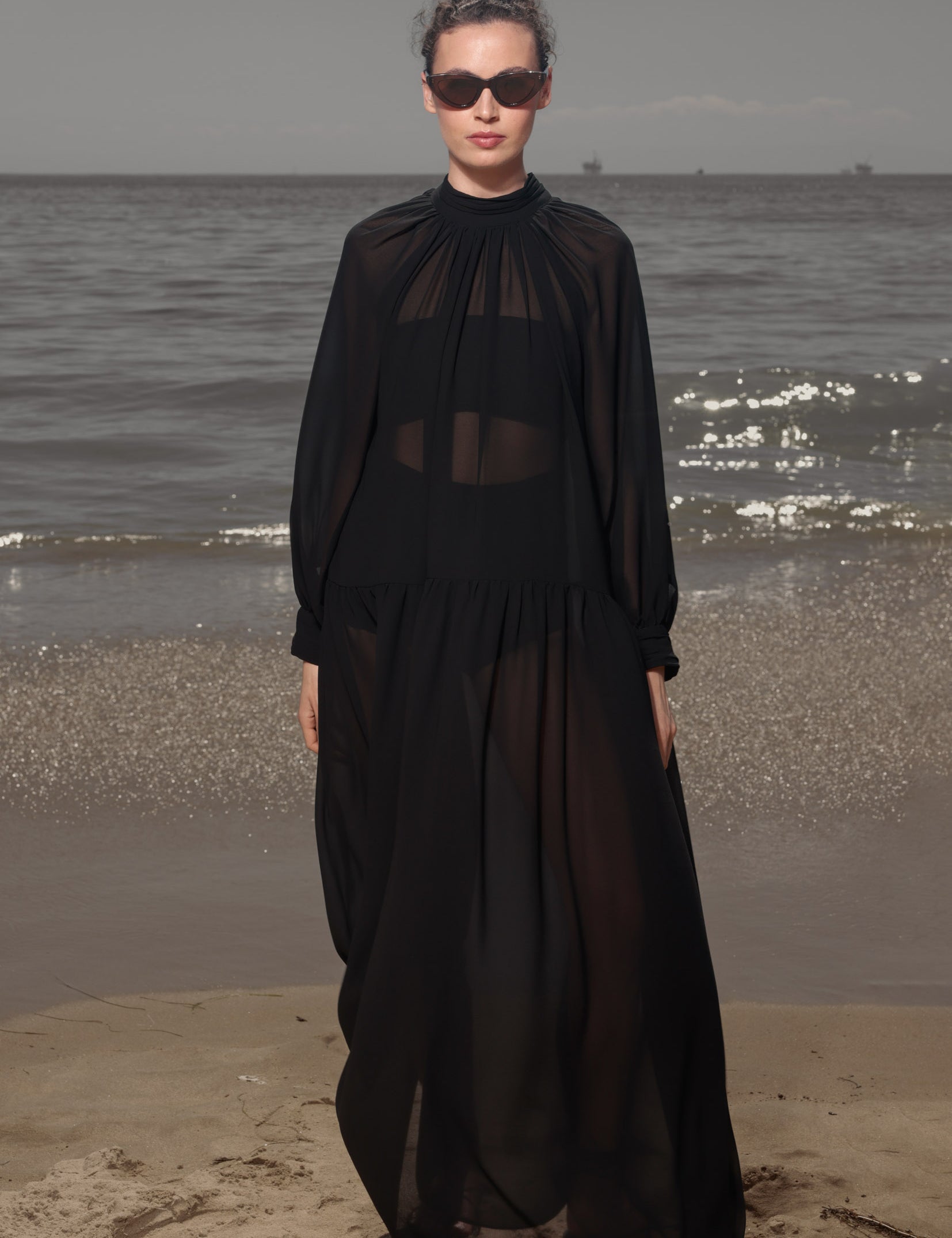 Gaia Dress - Black - Heidi Merrick