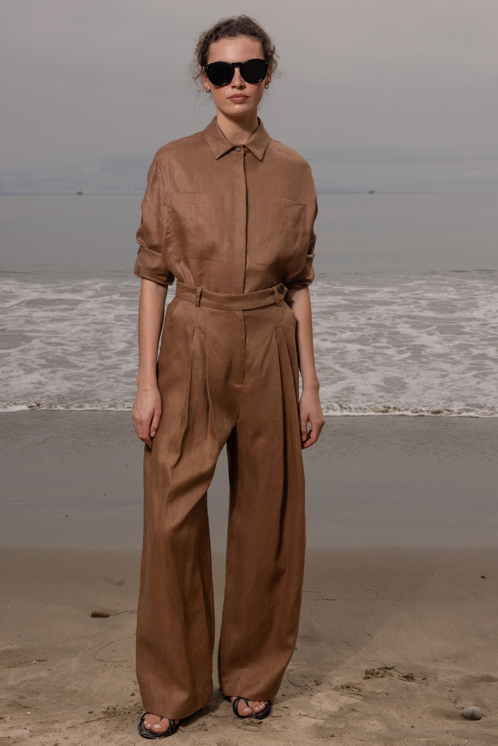 Chaplin Pant - Roan Linen - Heidi Merrick