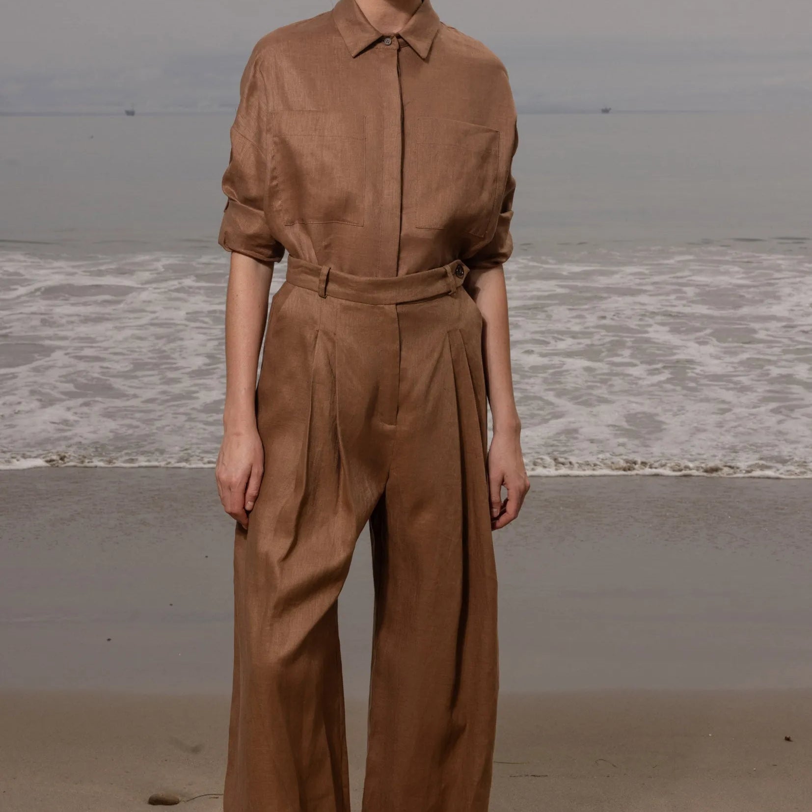 Chaplin Pant - Roan Linen - Heidi Merrick