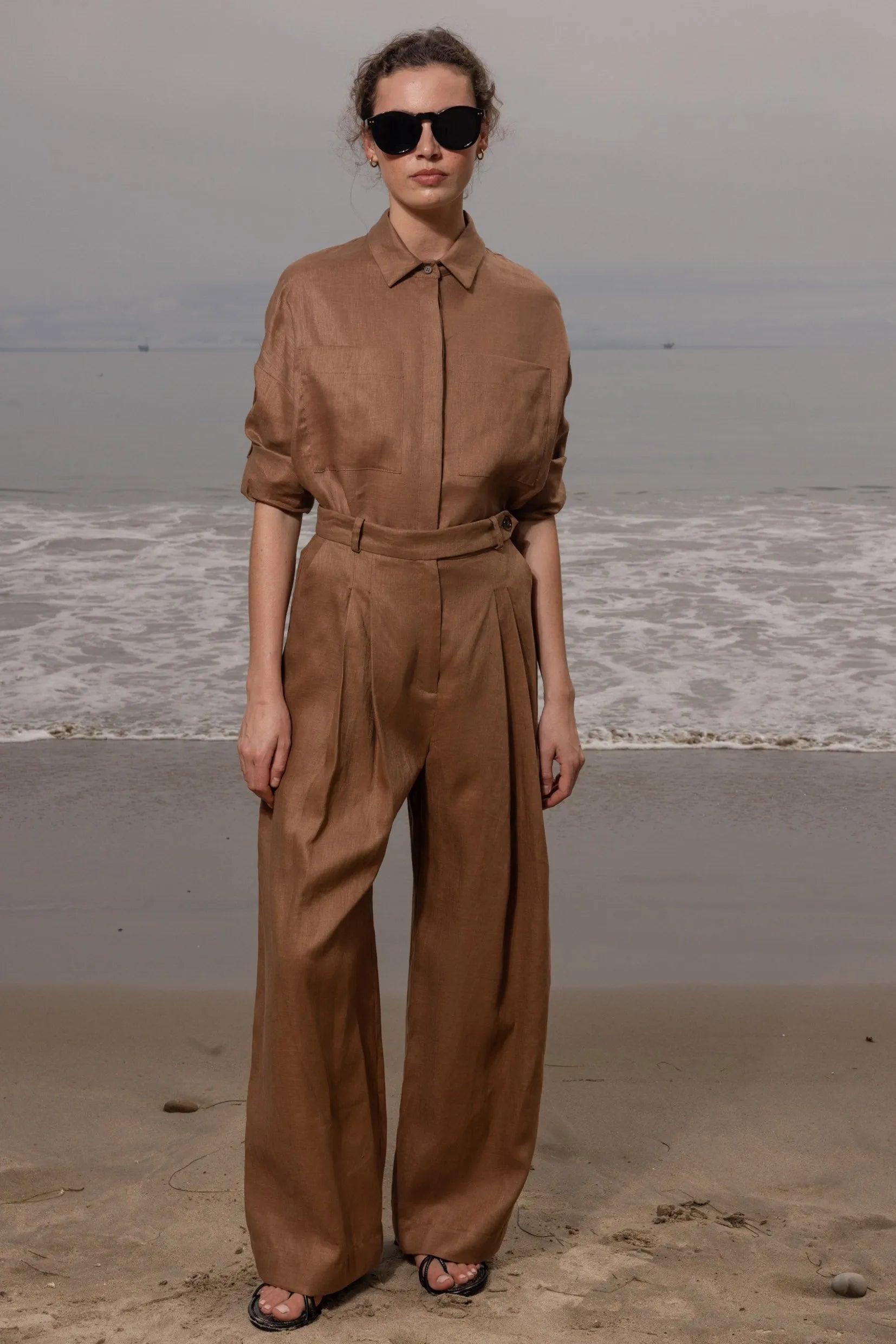 Chaplin Pant - Roan Linen - Heidi Merrick