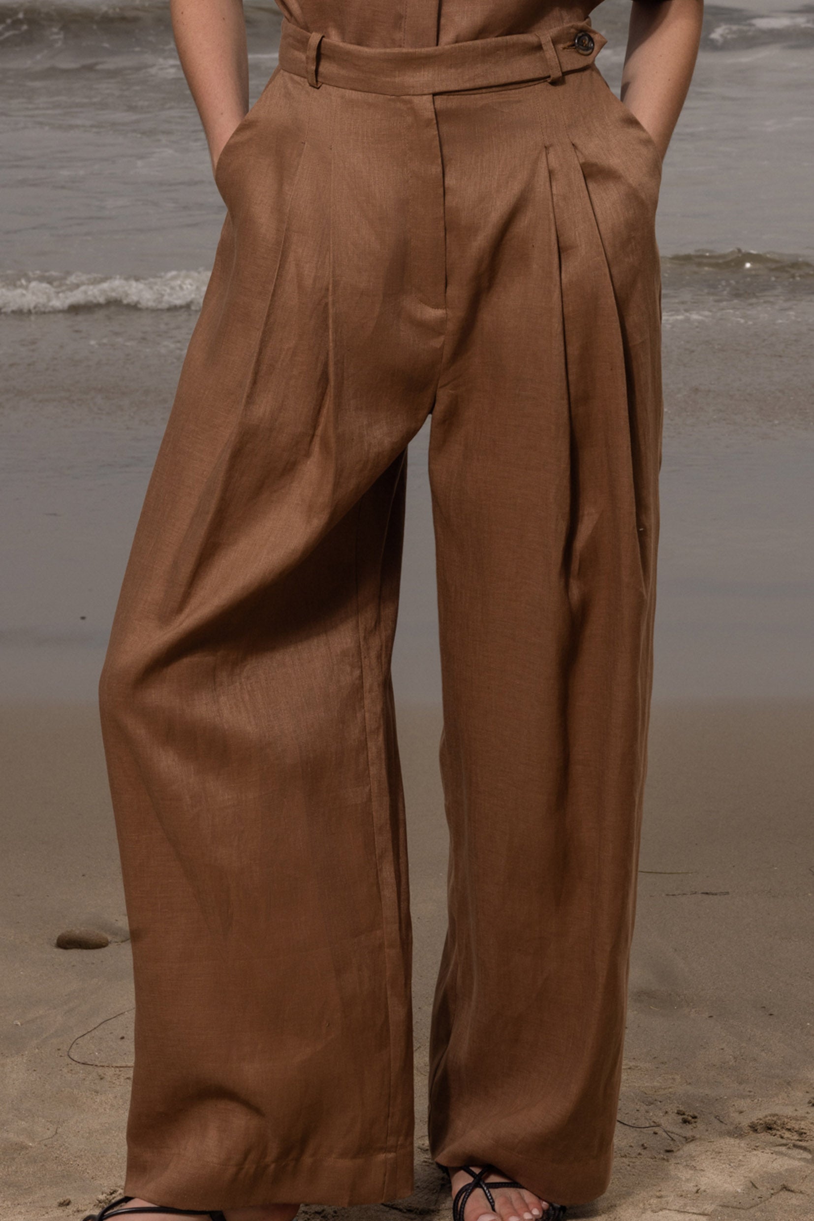 Chaplin Pant - Roan Linen - Heidi Merrick