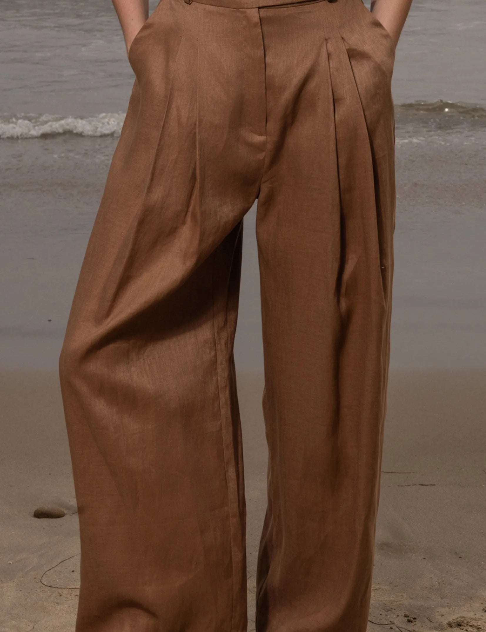Chaplin Pant - Roan Linen - Heidi Merrick