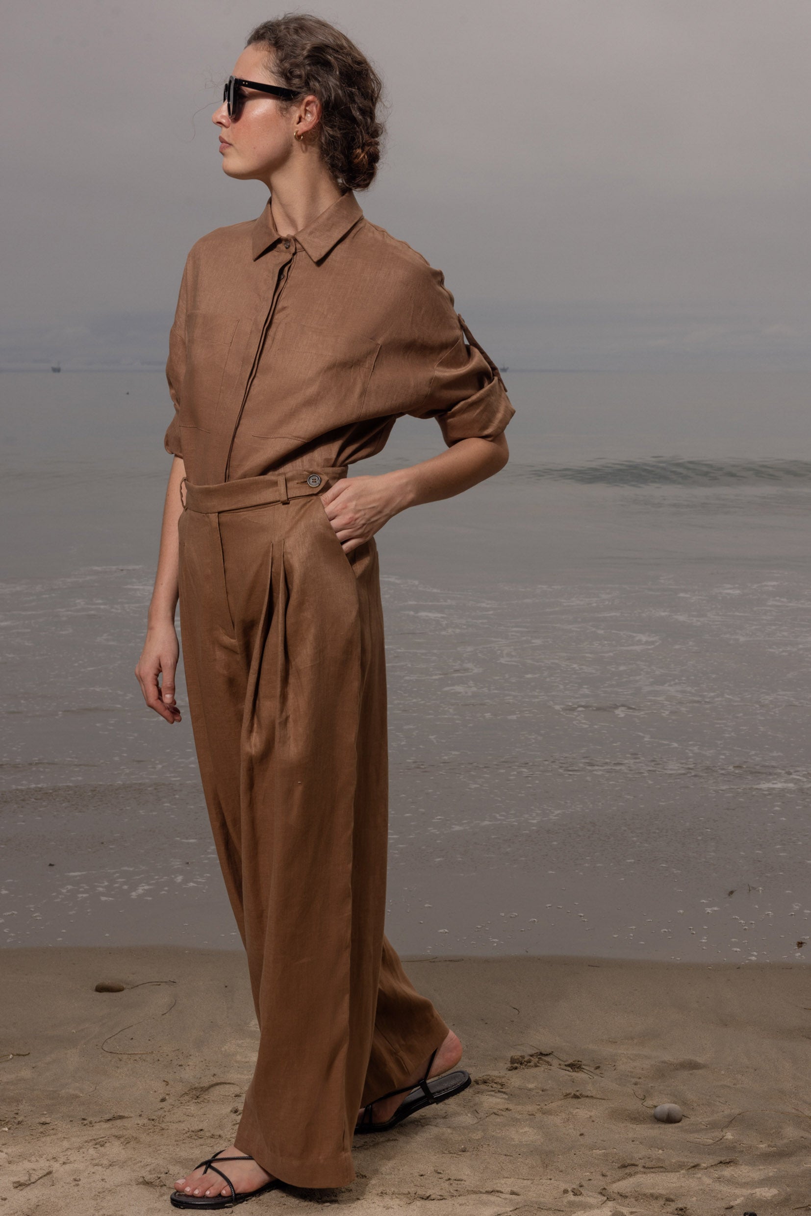 Chaplin Pant - Roan Linen - Heidi Merrick