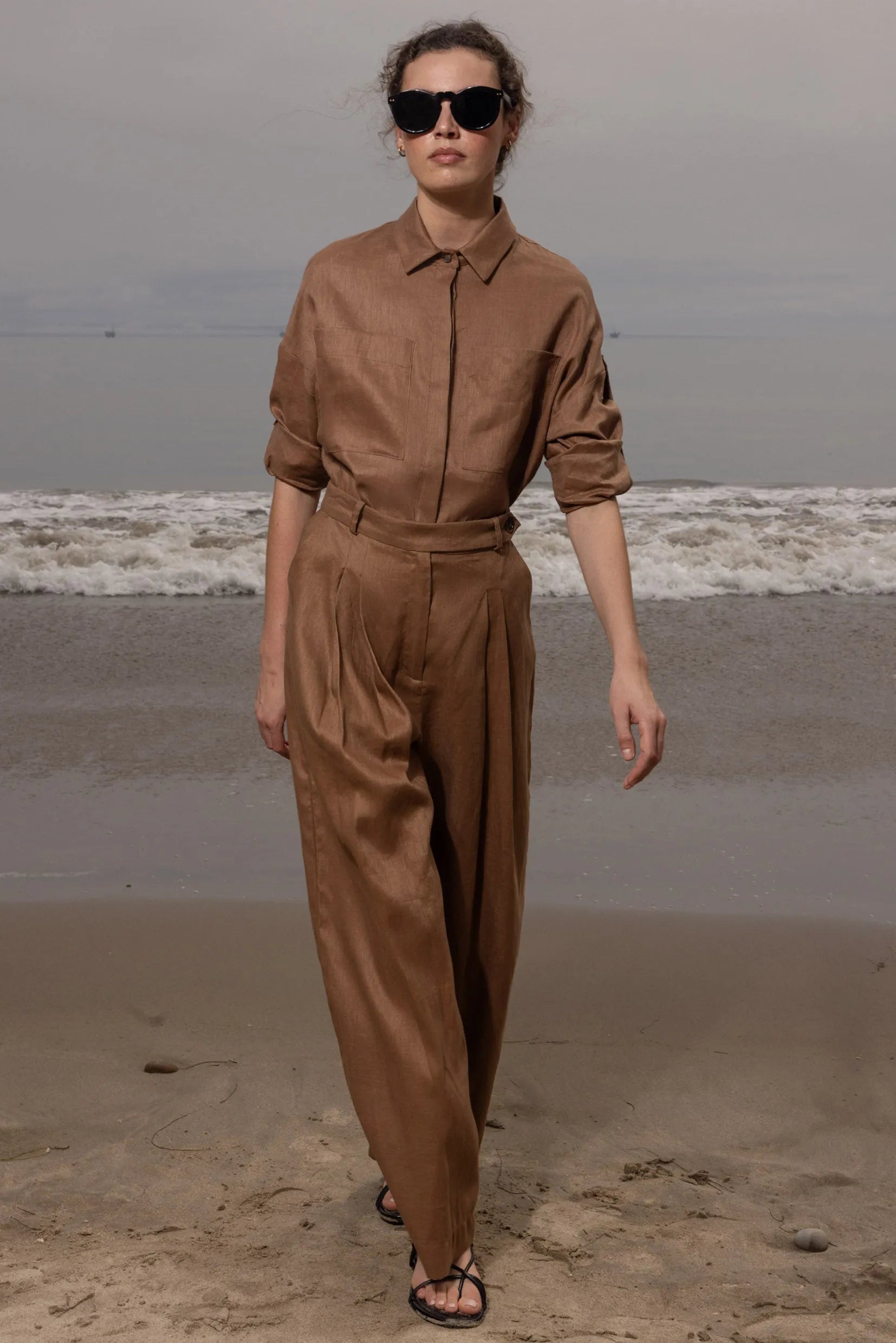 Chaplin Pant - Roan Linen - Heidi Merrick