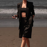 Rodeo Shorts - Black Linen